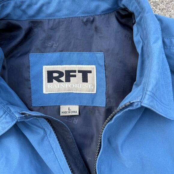 RFT Rainforest Windbreaker Jacket - Men's Large - Blue - Picture 3 of 8